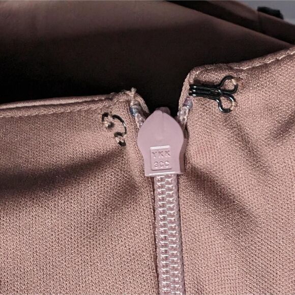 Dessy Collection Sienna Cowl Neck Maxi Formal Dress Pink Size 4R - Picture 4 of 8